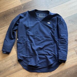 Figs Men's Deep Blue Long Sleeve Tee